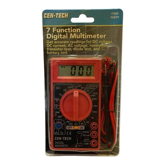 Cen-Tech 7-Function Digital Multimeter - Picture 2 of 3